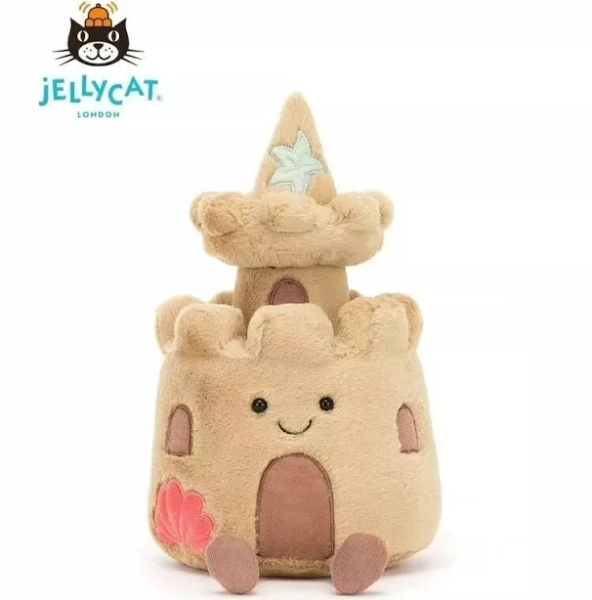Jelly Cat Amuseables Sandcastle 11.8" Stuffed Toy Perfect Birthday