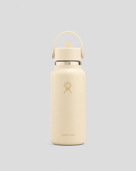 Hydroflask Coconut 32oz Wide Mouth Flex Straw Cap Bottle