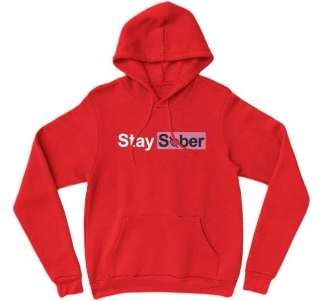 D'Aydrian Harding Valentine's Stay Sober Hoodie