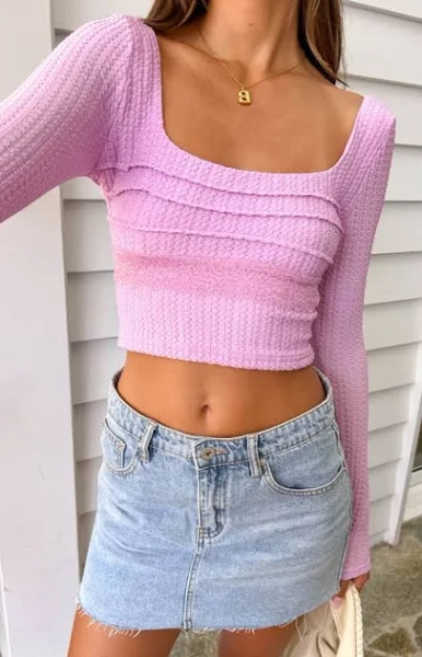 Beginning Boutique Exclusive Vida Long Sleeve Top