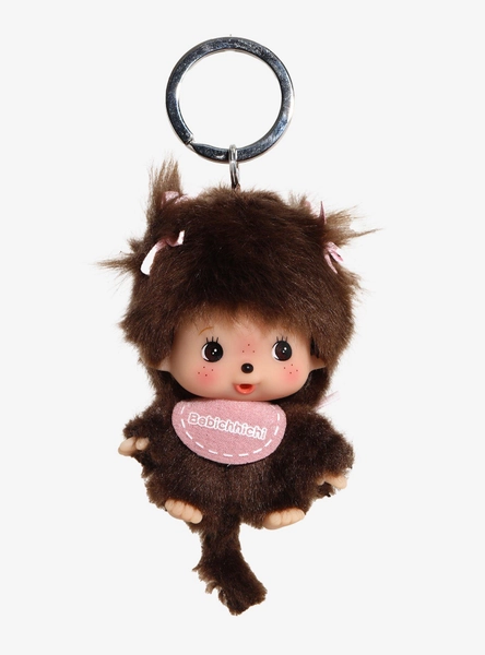 Monchchichi Bebichhichi Girl Plush Keychain