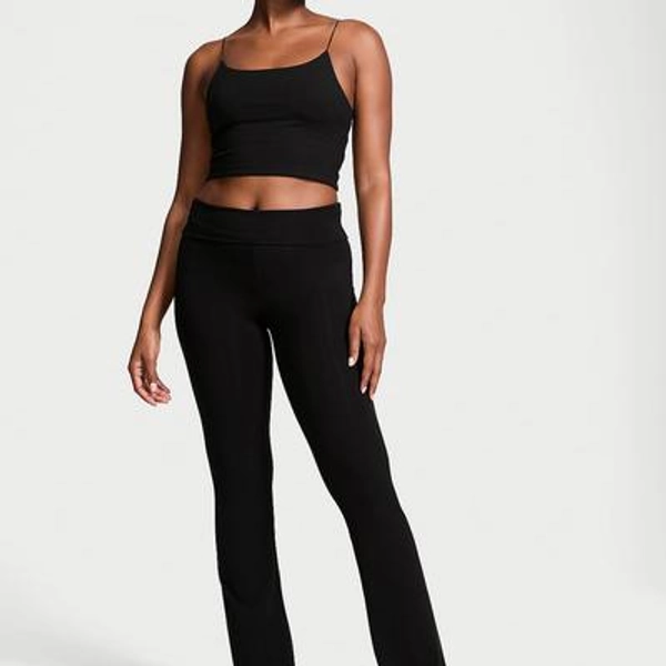 Women's Victoria's Secret Cotton Foldover Flare Legging
