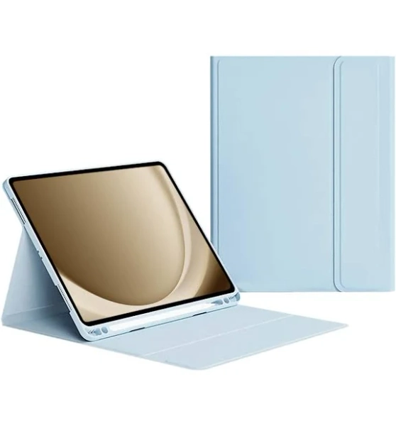 Tablet Case With Pencil Holder Compatible With Samsung Galaxy Tab / IPad / Redmi Pad Se (Light Blue),IPad 7/8/9th 10.2inch