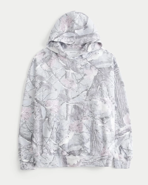 Oversized Camo Hoodie