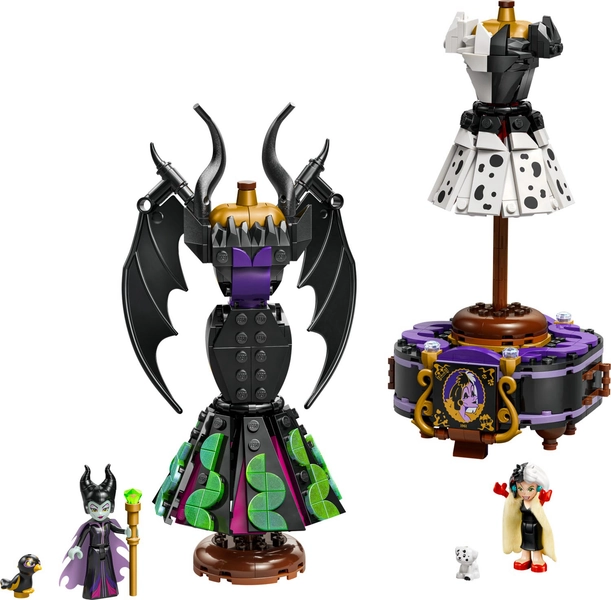 Maleficent's and Cruella De Vil's Dresses 43262 | Disney™ | Buy online at the Official LEGO® Shop US