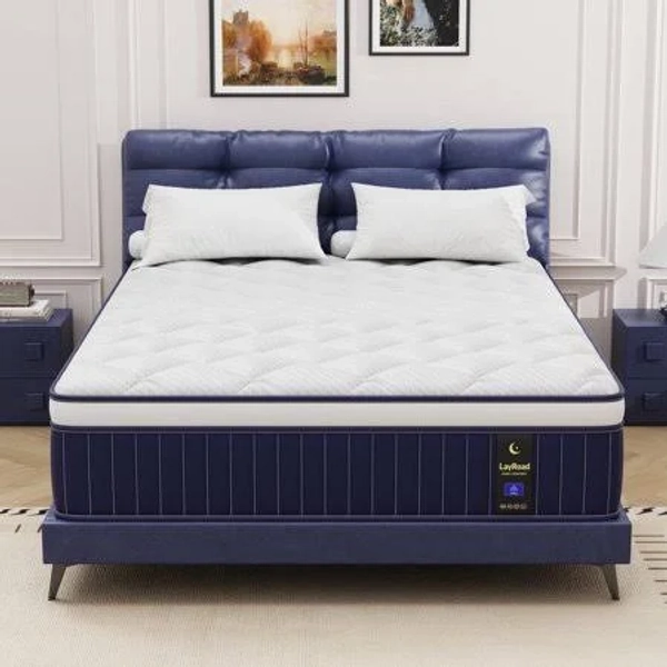 Holaki 10 inch Queen Gel Memory Foam Hybrid Mattress
