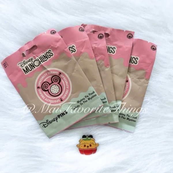 Disney Munchlings Series 2 Winnie The Pooh Stuffed Pepper Pin - New Toys & Collectibles | Color: Yellow