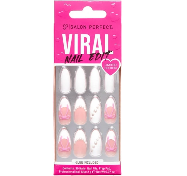 Salon Perfect Valentines Day Artificial Fake Press On Nails