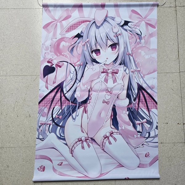 Tapestry Wallscroll poster Koakuma-chan Bunny Hasuneya B2 Cutecore Kawaii Yami
