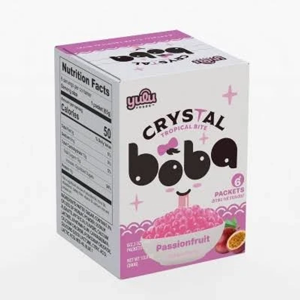 Yulu Passionfruit Crystal Boba Pearls