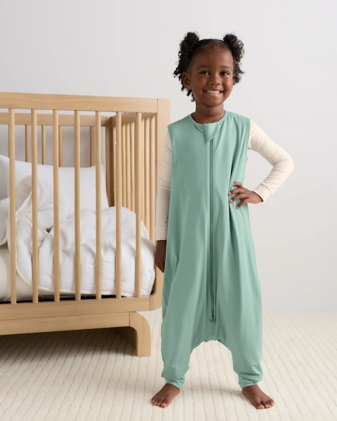 Bamboo Sleep Bag Walker 1.5 TOG in Granite Green