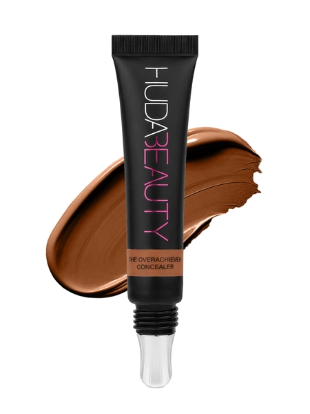 Huda Beauty The Overachiever Concealer Maple Syrup 0.34oz/10ml – Concealer, High Coverage, For Deep Skin Tones, Maple Syrup, Suitable For Daily Makeup