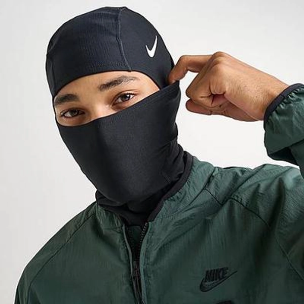 Nike Pro Hyperwarm Balaclava Hood in Black
