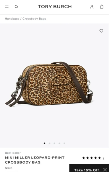 Mini Miller Leopard-Print Crossbody Bag: Women's Designer Crossbody Bags | Tory Burch