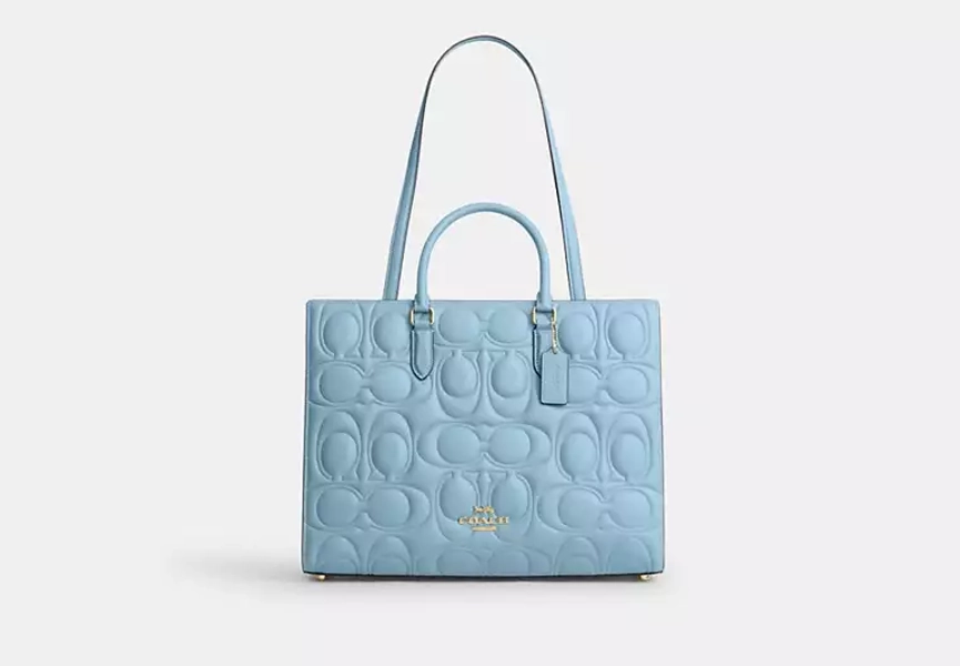 Maggie Tote Bag In Signature Leather