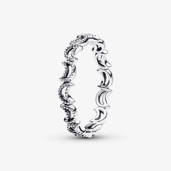 Pandora Crescent Moon Ring