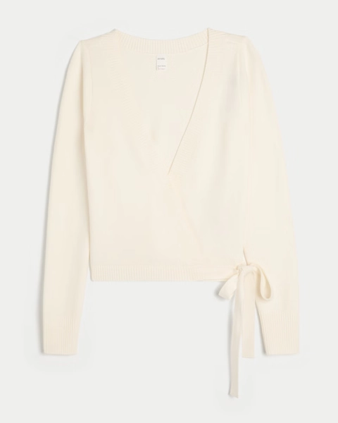 Gilly Hicks Sweater-Knit Multi-Way Wrap Top