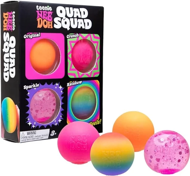 NeeDoh Teenie Quad Squad Pack