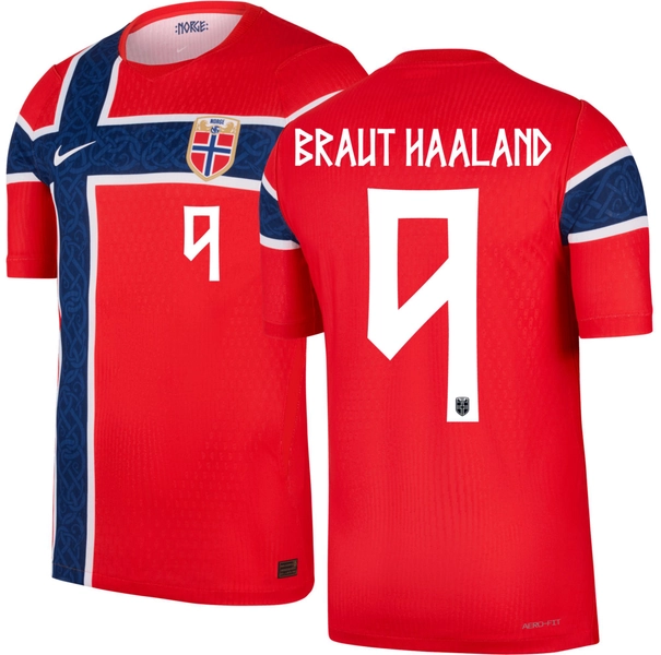 Nike Adult Norway Erling Haaland #9 2026 Home Authentic Jersey