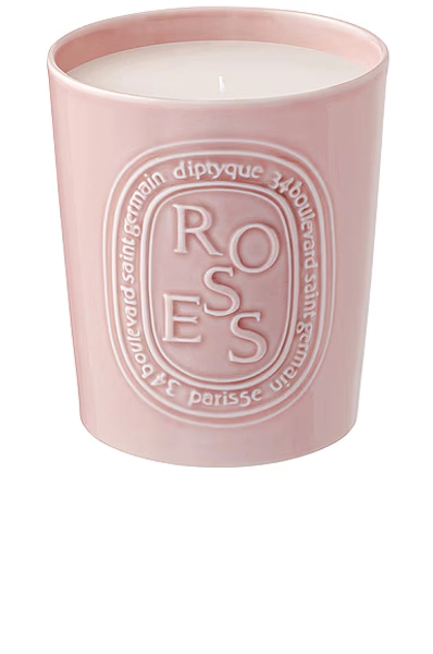 Roses Large Candle