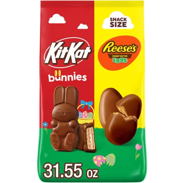Reese's and Kit Kat Assorted Easter Candy Bag