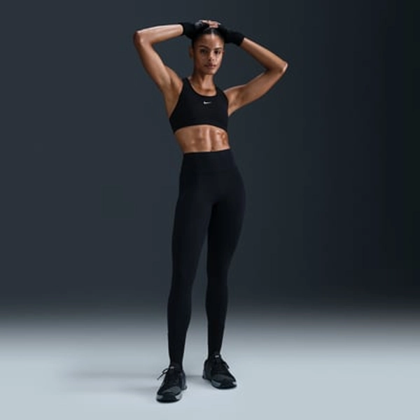 Nike Women's Universa High-Waisted Full-Length Leggings with No Front Seam in Black | HQ6810-010