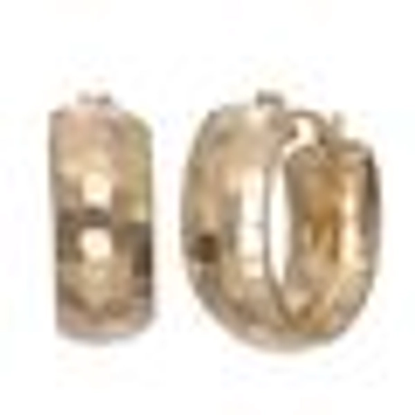 Jordan Blue 10k Gold Hoop Earrings, Women's