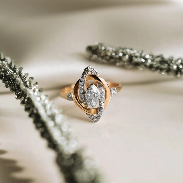 Sortija antigua diamantes | Urbieta