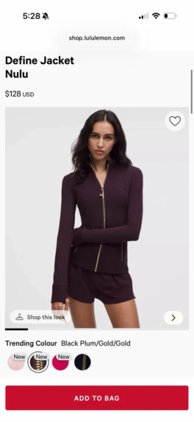 Define Jacket *Nulu - black plum/gold