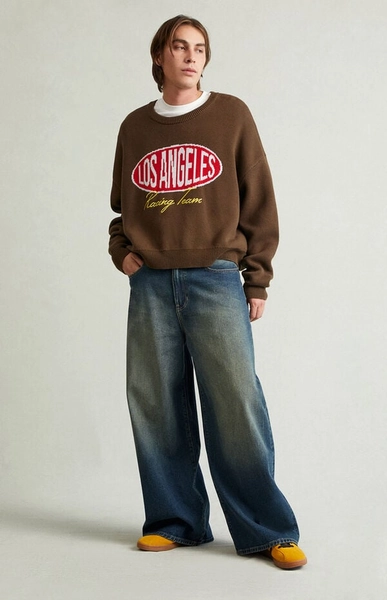 Ryder Ultra Baggy Jeans Dark Blue Tint