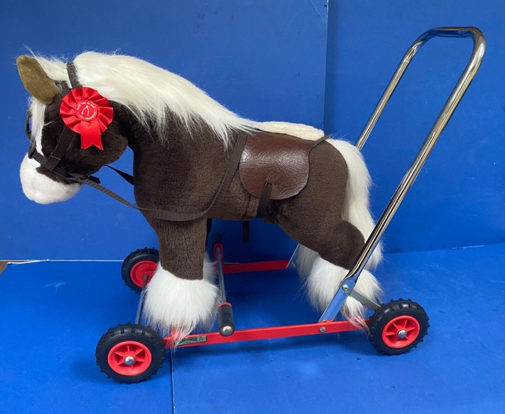 1980’s Merrythought Push Along Shire Horse Baby Walker