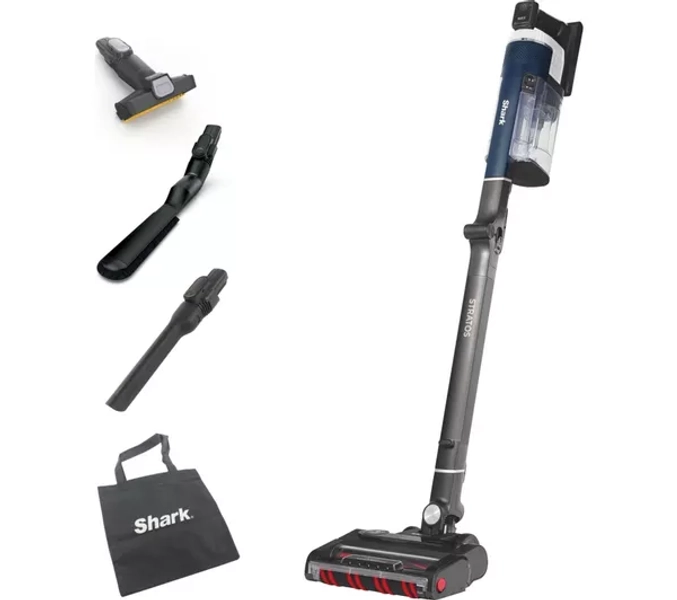 SHARK Stratos Anti Hair Wrap Plus with Pet Tool IZ411UKT Cordless Vacuum Cleaner - Deep Navy