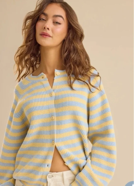 Hadley Striped Cardigan