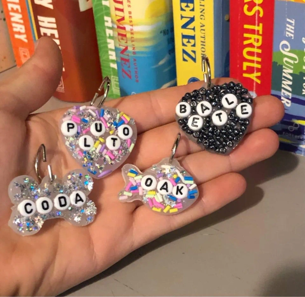 ESSA pet tag, cute pet, ESSA, do not use for real pets, please read the description!!!