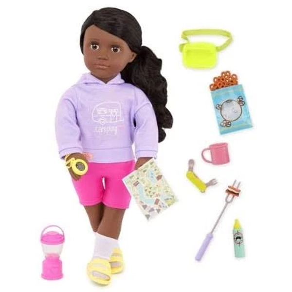 Our Generation Elissa Camping Doll & Accessories Set