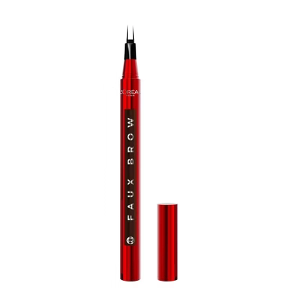 L'Oreal Paris Faux Brow Eyebrow Tint Double Brush Brow Pen - Dark Brunette - 0.03 fl oz