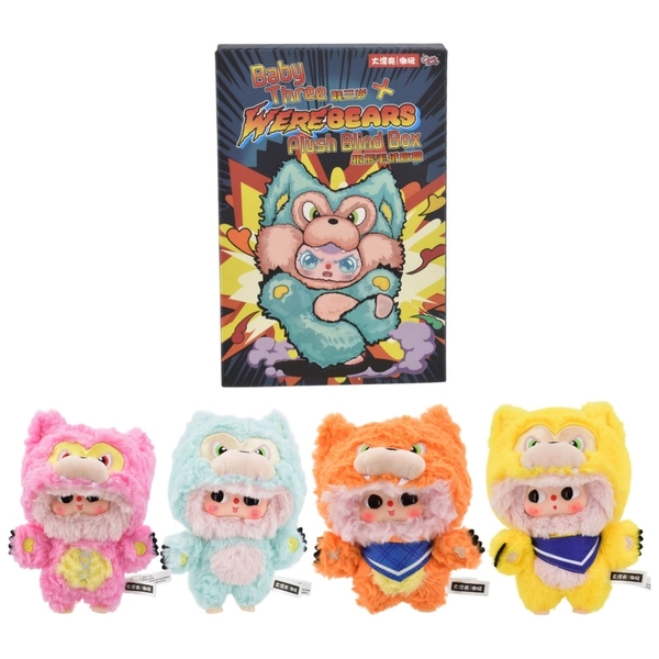 Baby Three X WereBears Character Blind Box Plush Assortment