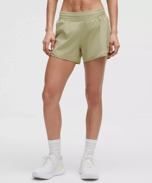 Hotty Hot High-Rise Lined Short 4" - Honeydew - 0