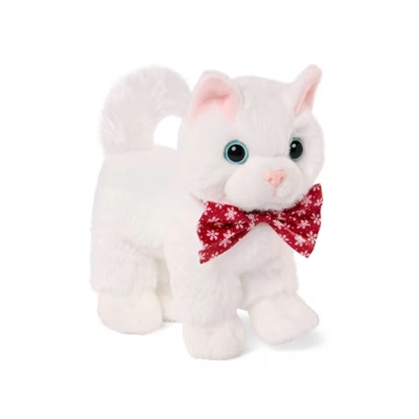 Our Generation Holiday Kitten Snowball Limited-Edition 6" Posable Pet Cat Plushie Stuffed Animal