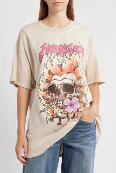 Metallica Skull Cotton T-Shirt