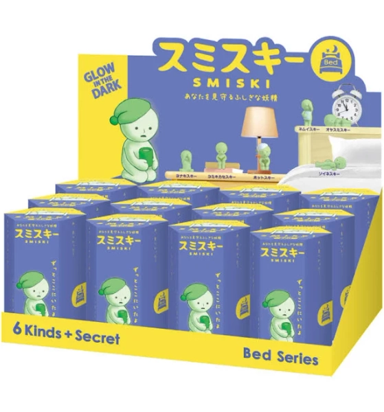 Dreams Smiski Bed Series Glow in the Dark Figurine