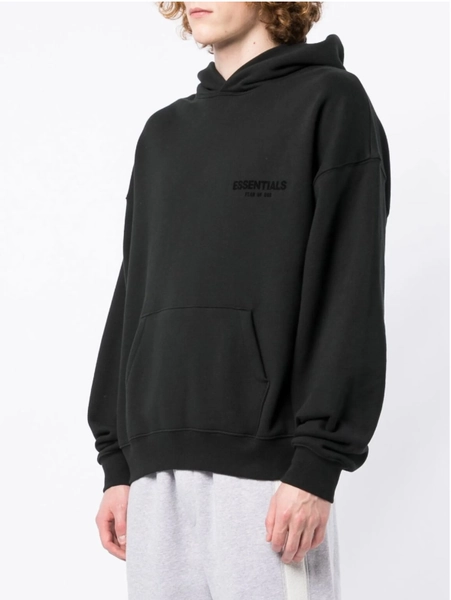 Fear Of God Essentials Hoodie Black Small