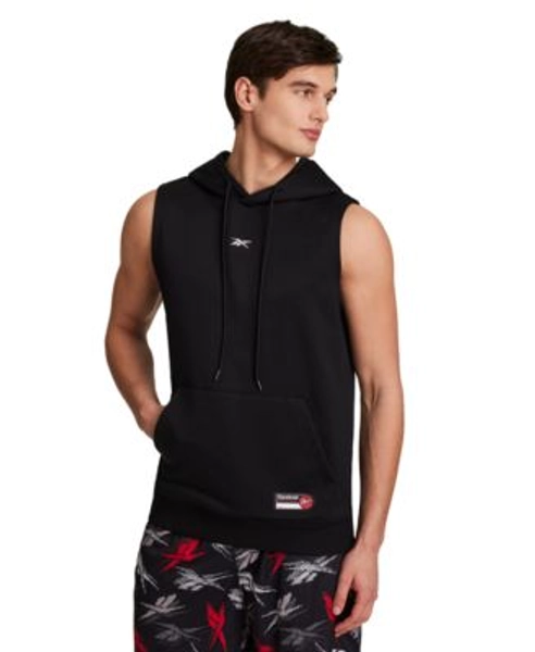 Men's Basketball Sleeveless Jock Tag Hooded Sweatshirt