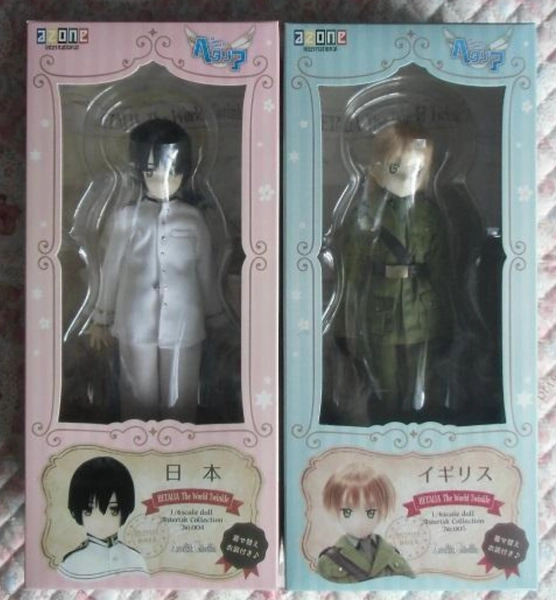 AZONE Hetalia The World Twinkle UK &amp; Japan 1/6 Doll Figure Asterisk Collection