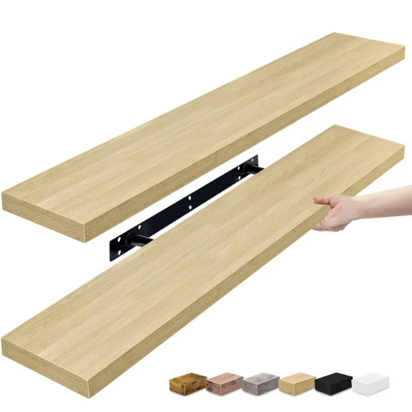 Sorbus Long Floating Shelves Set of 2