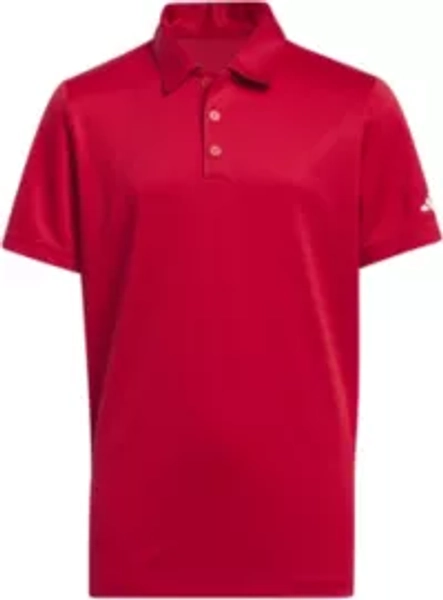 adidas Boys' Short Sleeve Golf Polo