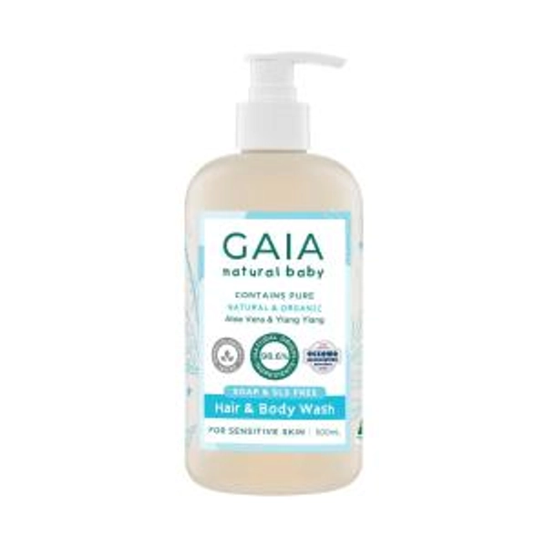Gaia Natural Baby Hair & Body Wash | 500mL