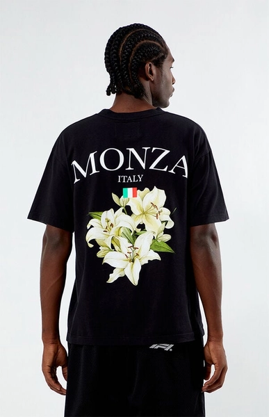 x PacSun Black Monza Italy T-Shirt