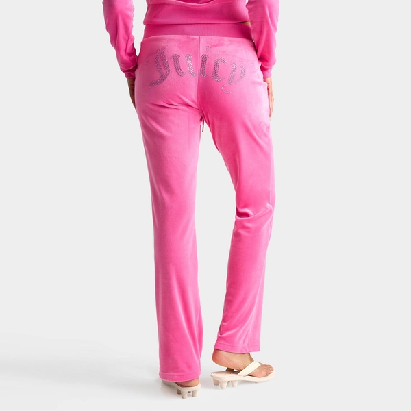 Women's Juicy Couture OG Big Bling Velour Track Pants