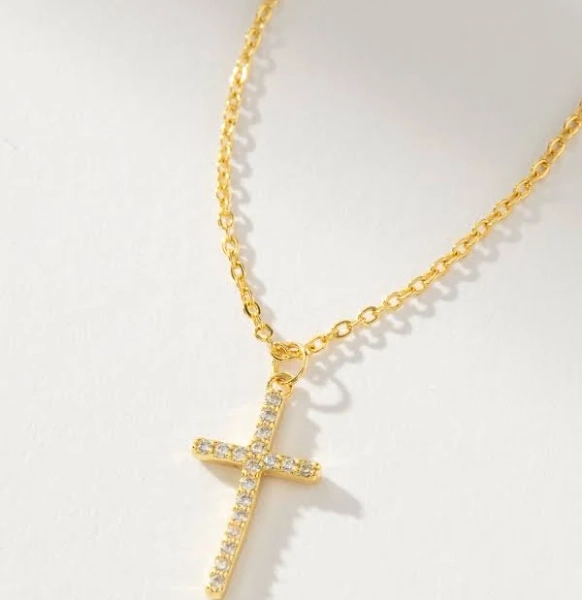 Uncommon James Pavé Cross Necklace